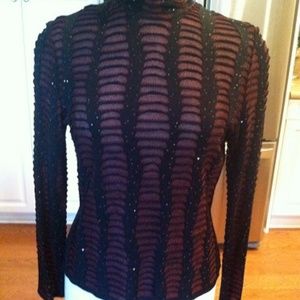 ST. JOHN SWEATER TOP BY GRIFFITH & GRAY